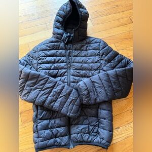 Boy’s h&m packable down jacket size xs black